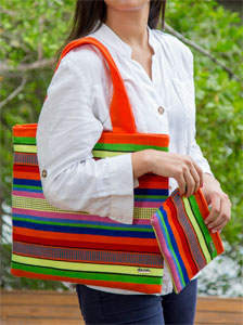 TOTE AND MAKEUP BAG SET HIPPIE CHIC