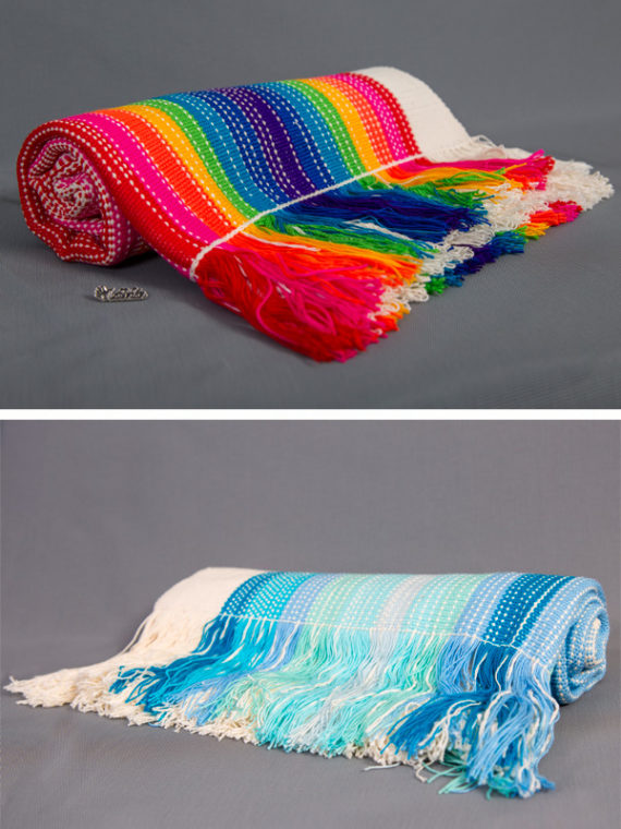 COLOR WATERFALL BEACH TOWEL